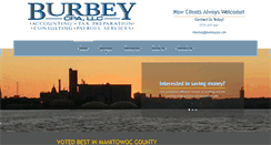 Desktop Screenshot of burbeycpa.com